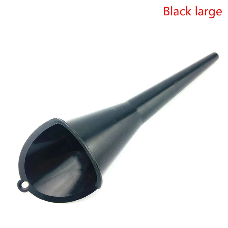 Long Stem Anti-Splash Fuel Funnel for Cars & Motorcycles Automotive Fuel Funnel Axl Black large