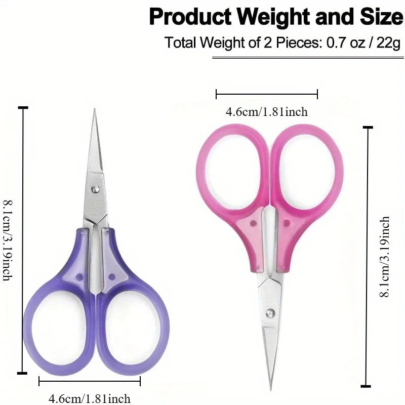 4-Piece Precision Craft Scissors Set – Curved & Straight Tips Craft Scissors Set Axl