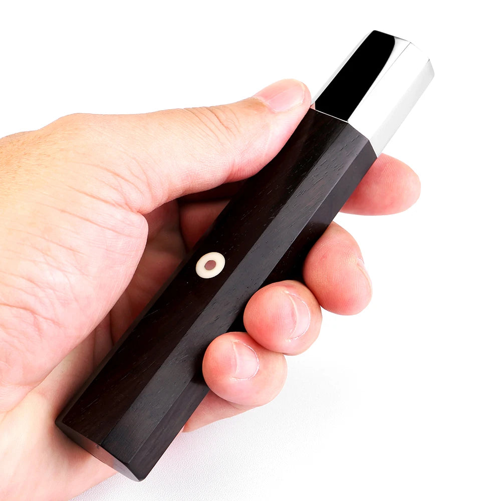 Japanese Octagonal Ebony Chef Knife Handle – DIY Replacement Knife Handle Axl