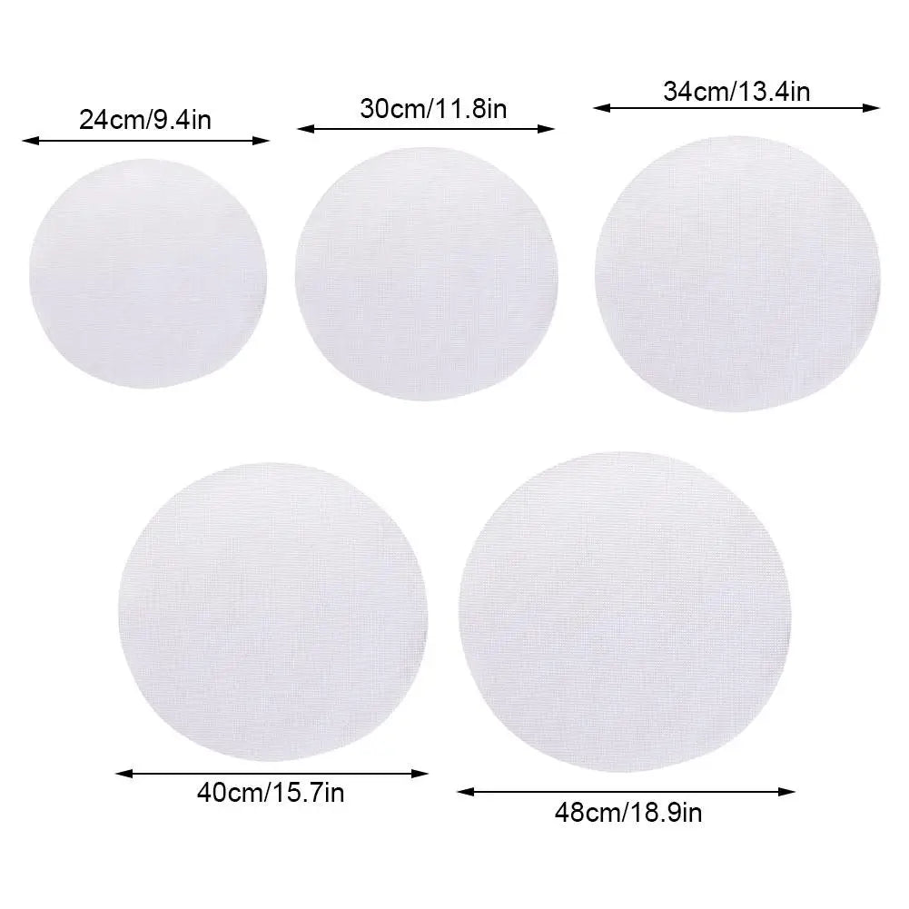 5-Pack Circular Silicone Steamer Mats – Non-Stick, 5 Sizes Silicone Steamer Mat Axl