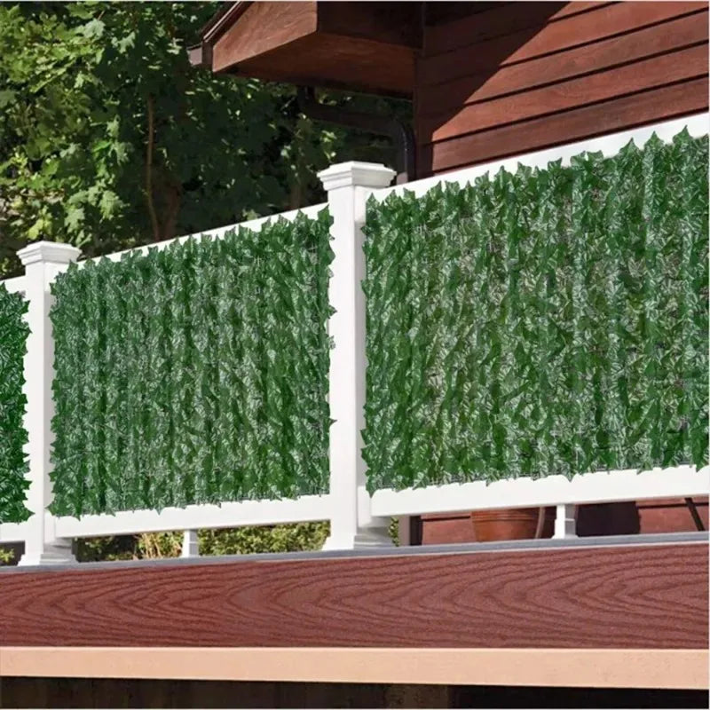 Artificial Ivy Hedge Panel 1x3m | Faux Privacy Fence Screen Artificial Hedge Panel Axl