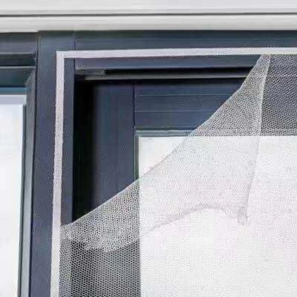 Self-Adhesive DIY Mosquito Window Screen Mesh – 2 Sizes Window Insect Screen Axl