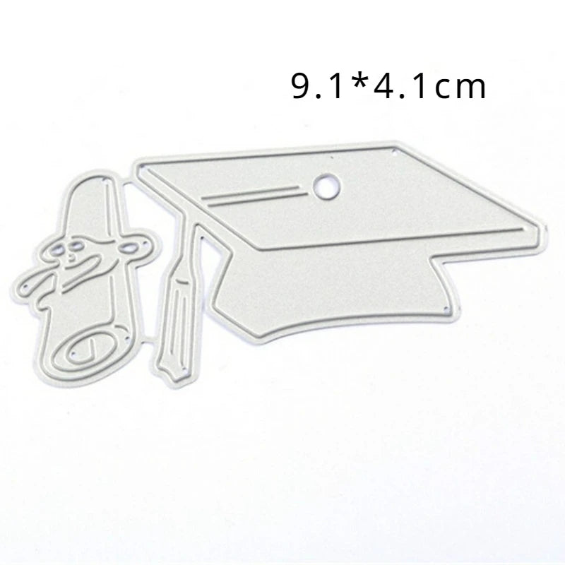 Bachelor Cap Metal Cutting Die – Scrapbooking & Card Craft Craft Cutting Die Axl A