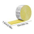 Glass Wool Pipe Insulation Wrap 32.8 Ft | HVAC Fireproof Roll Pipe Insulation Wrap Axl as show