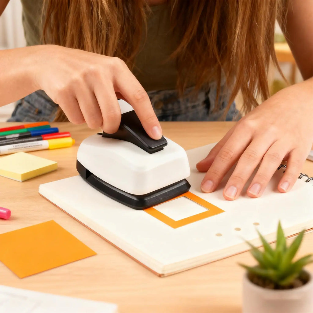Square Craft Hole Punch – DIY Paper Puncher & Shape Cutter Craft Hole Punch Axl