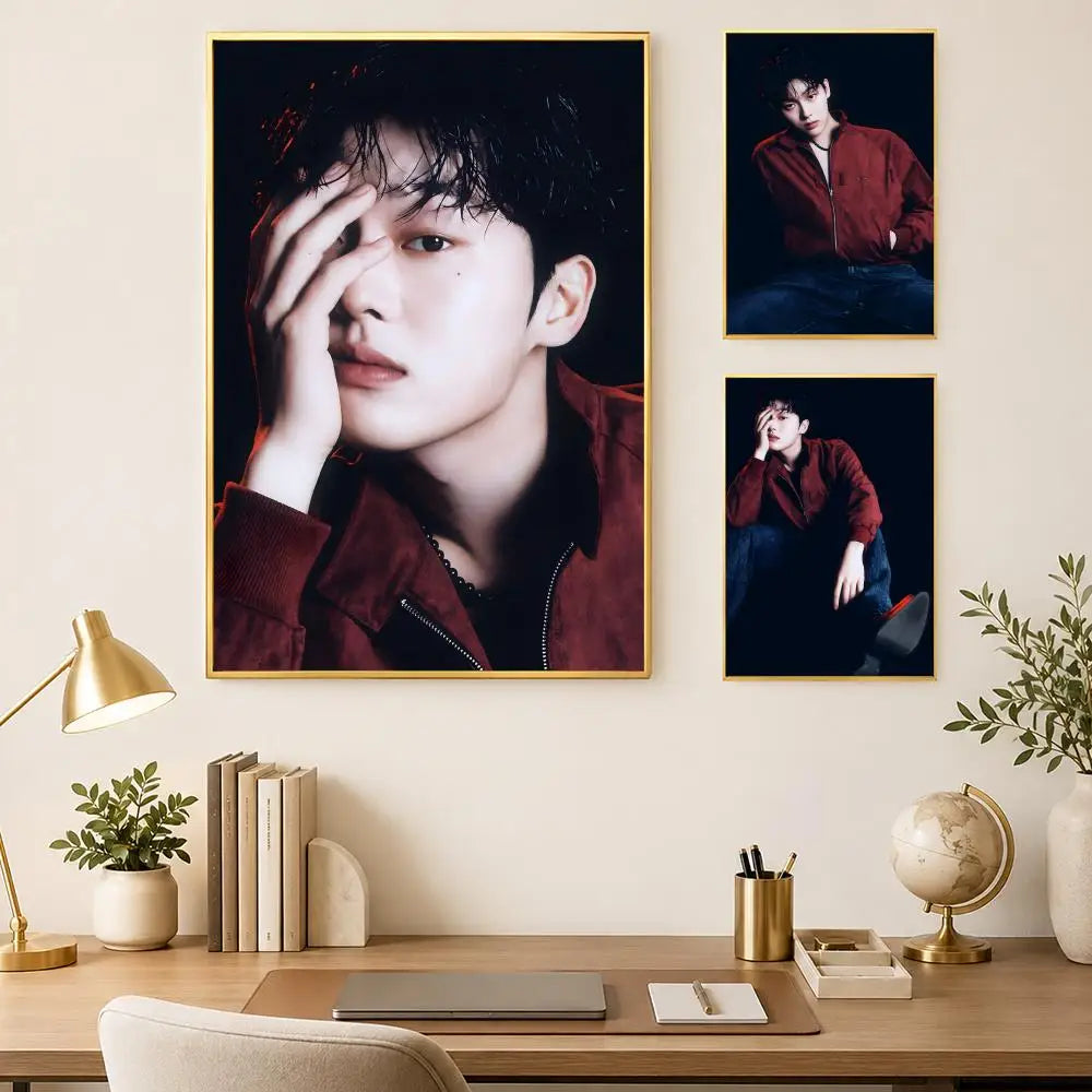 Choi Hyun-wook HD PVC Wall Poster – Self-Stick Waterproof Wall Art Poster Axl