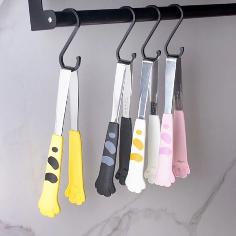 Cat Paw Stainless Steel Food Tongs – BBQ, Salad & Bread Clamp Kitchen Food Tongs Axl