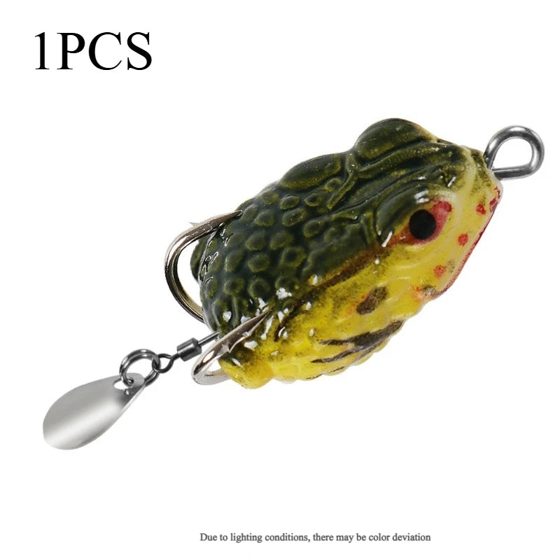 Mini Bullfrog Soft Frog Fishing Lure 2.5cm 3g | Thai Style Bait Soft Fishing Lure Axl 03-1PCS