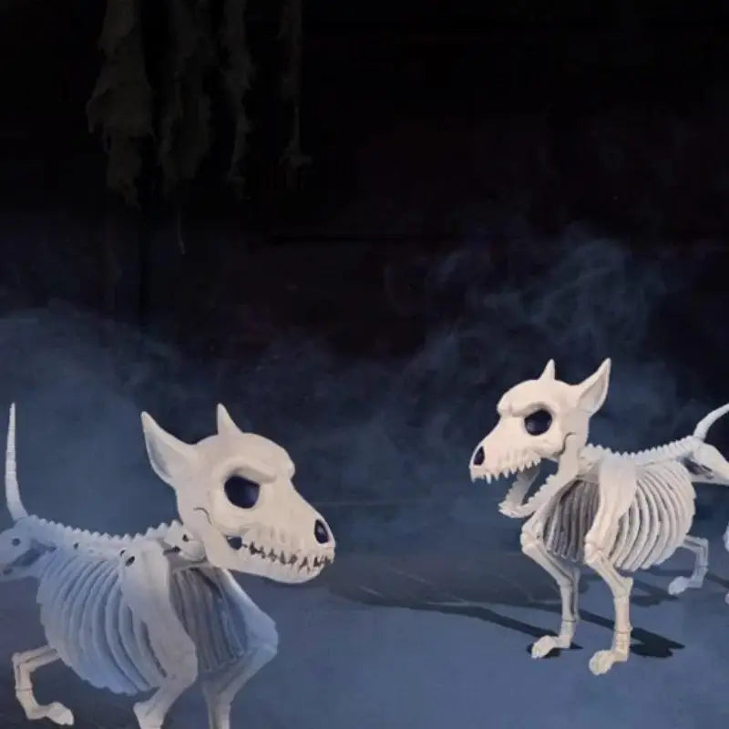 Wolf Skeleton Halloween Ornament – Indoor & Outdoor Garden Decor Halloween Ornament Axl