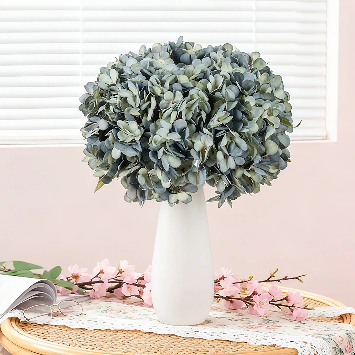 Artificial Silk Hydrangea Bouquet – Wedding & Home Decor Artificial Flower Bouquet Axl