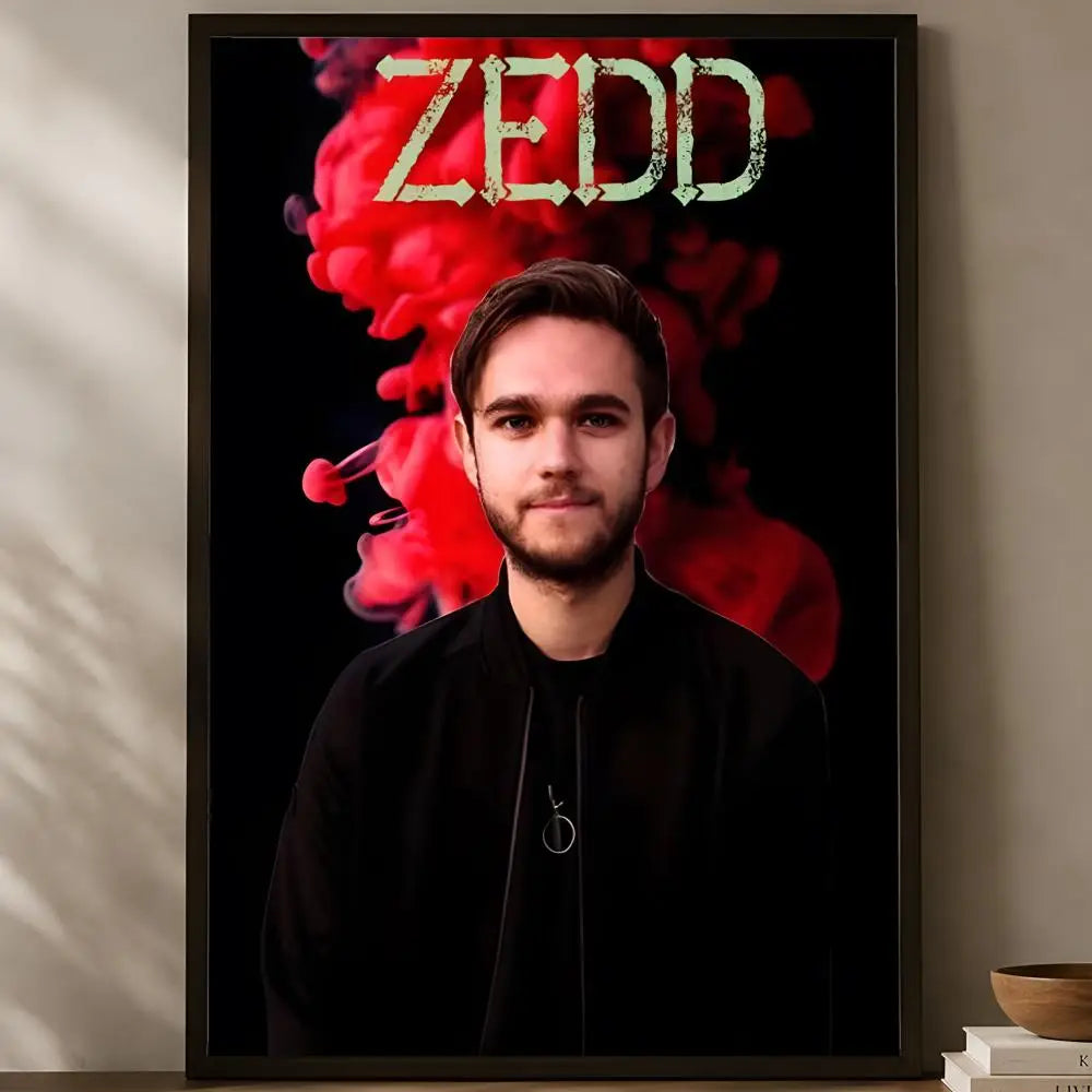 Zedd Self-Stick HD PVC Wall Art Poster – Waterproof Decor Wall Art Poster Axl White01 15X20cmNoframe