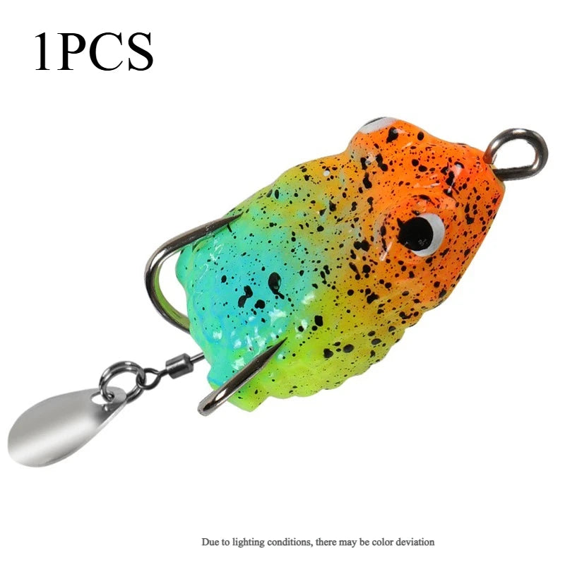 Mini Bullfrog Soft Frog Fishing Lure 2.5cm 3g | Thai Style Bait Soft Fishing Lure Axl 11-1PCS