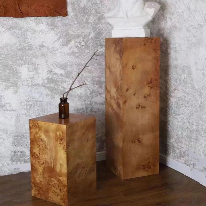 Wooden Floor Figurine Sculpture – Elegant Birch Home Décor Decorative Wood Sculpture Axl