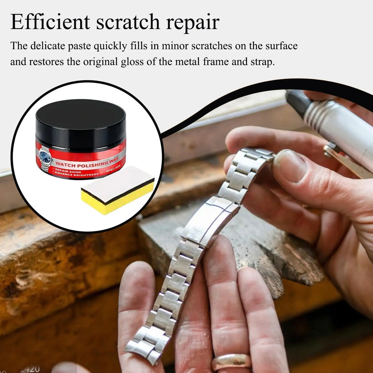 Watch Polishing Kit – Scratch Removal Cream & Sponge Set Watch Polishing Kit Axl Default Title