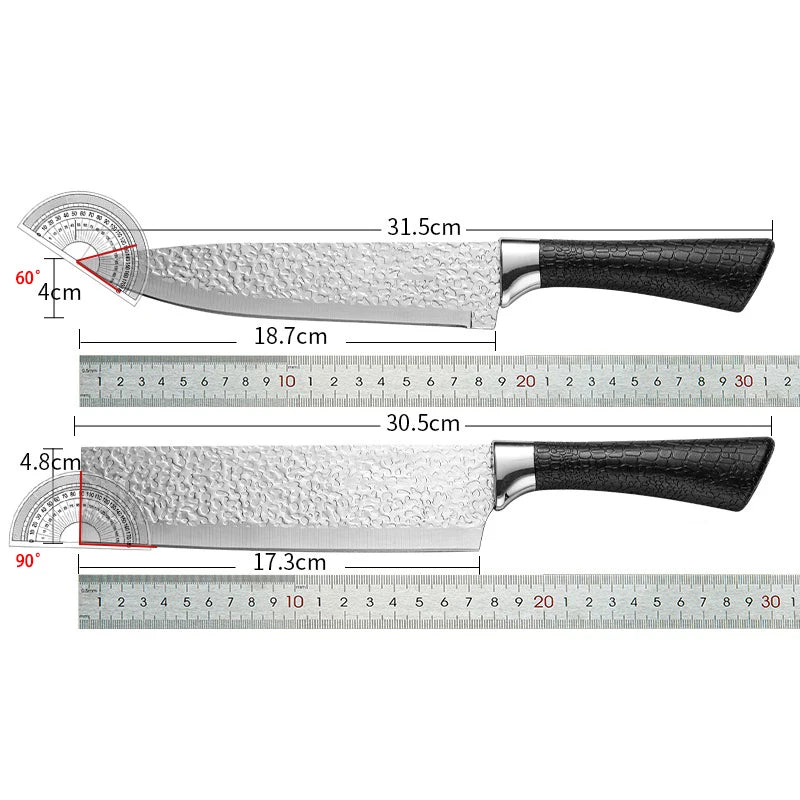 Stainless Steel Kitchen Knife Set | Non-Slip Handle 1–2 Pc Kitchen Knife Set Axl
