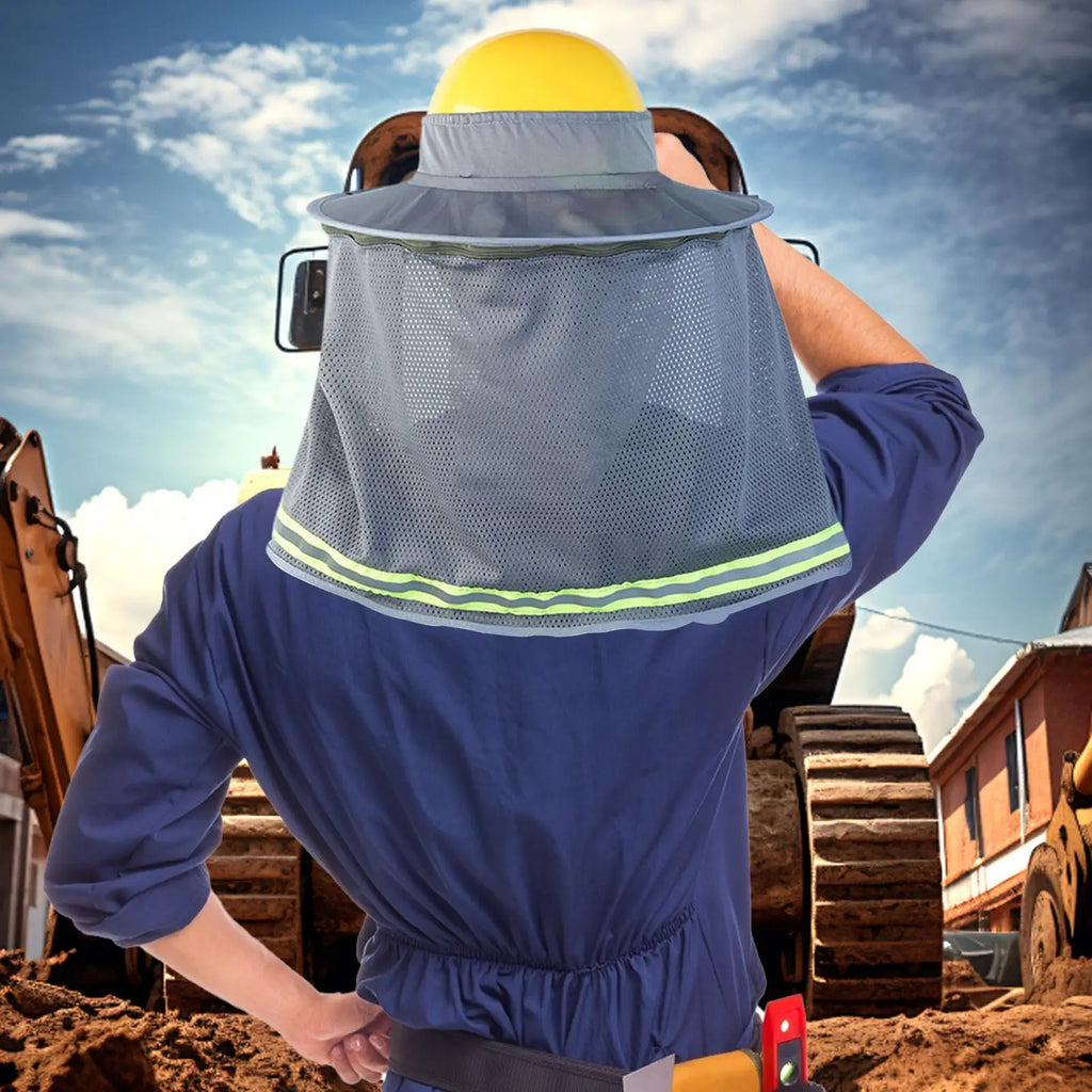 Hard Hat Sun Shade Neck Shield UPF50+ Breathable Visor Hard Hat Sun Visor Axl