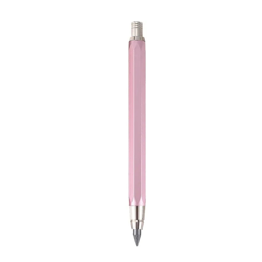 5.6mm Metal Mechanical Pencil with Built-In Sharpener Mechanical Pencil Axl 1PC-Pink