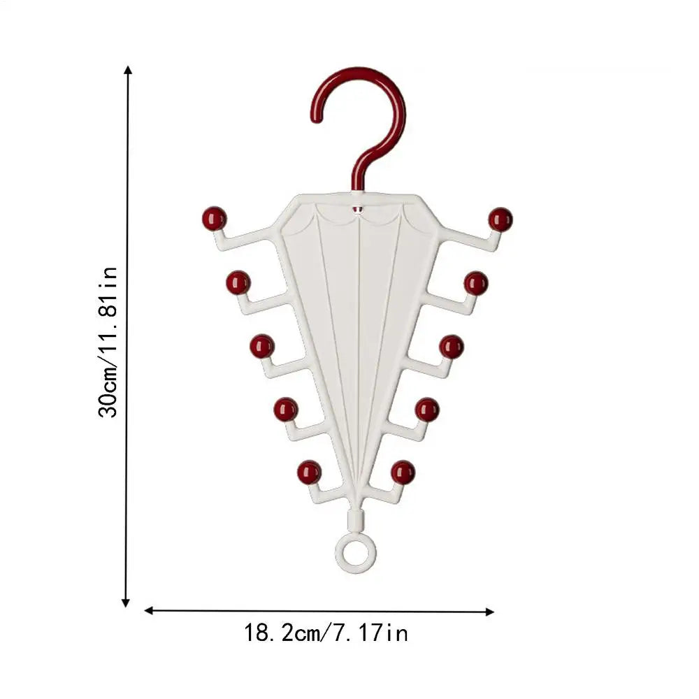 Space Saving V-Shape Clothes Hangers | Closet Organizer Rack Closet Organizer Hanger Axl White