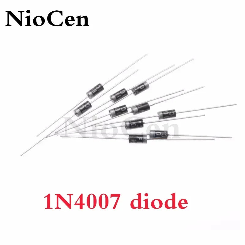 100pcs 1N4007 Rectifier Diode 1A 1200V DO-41 DIP – NioCen Rectifier Diode Pack Axl Default Title