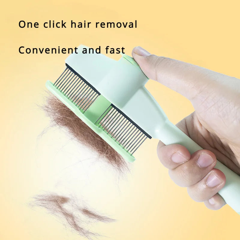 Pet Hair Removal Comb – Grooming Brush for Cats & Dogs Pet Grooming Comb Axl