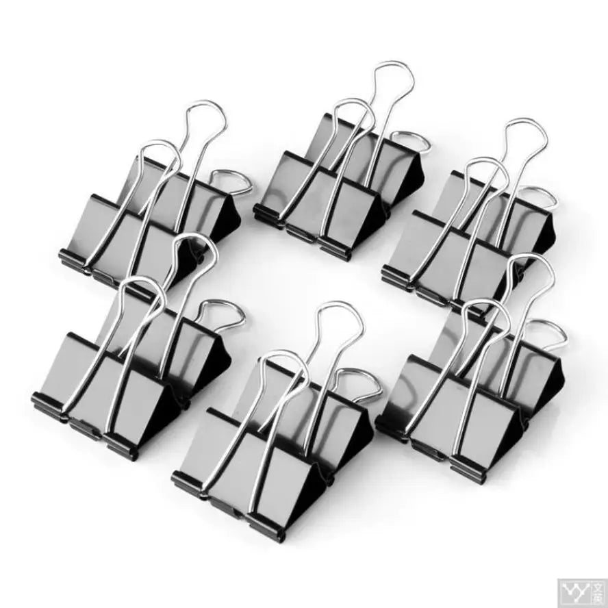 Colorful Metal Binder Clips 15mm – 20 Pack Paper Clamps Metal Binder Clips Axl