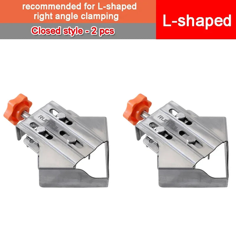 90° Right Angle Clamps – Heavy Duty Woodworking Corner Clamp Woodworking Corner Clamp Axl 2PCS Closed style 32mm