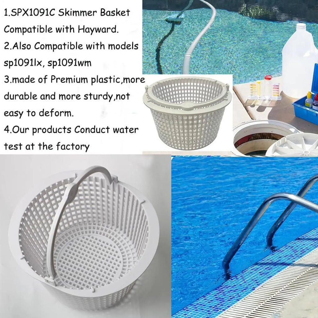 Pool Skimmer Basket – ABS Replacement Filter for Above Ground Pools Pool Skimmer Basket Axl