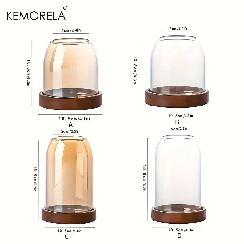 KEMORELA Glass Utensil Storage Jar with Tray – Kitchen Organizer Utensil Storage Organizer Axl
