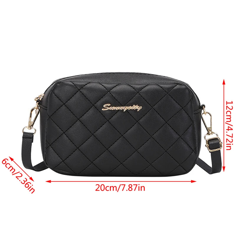 Women's Tassel Crossbody Bag – Quilted PU Leather Shoulder Bag Crossbody Shoulder Bag Axl
