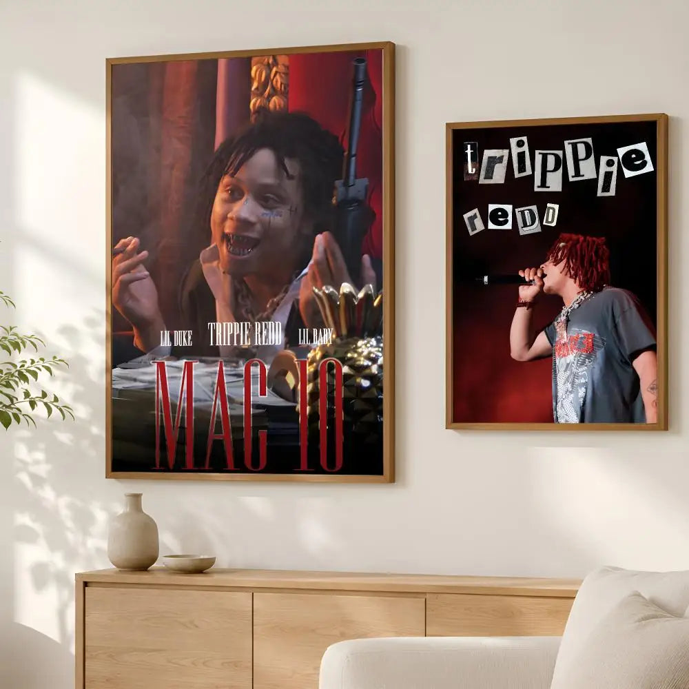 Trippie Redd Wall Poster – Self-Stick Waterproof HD Wall Art Wall Art Poster Axl