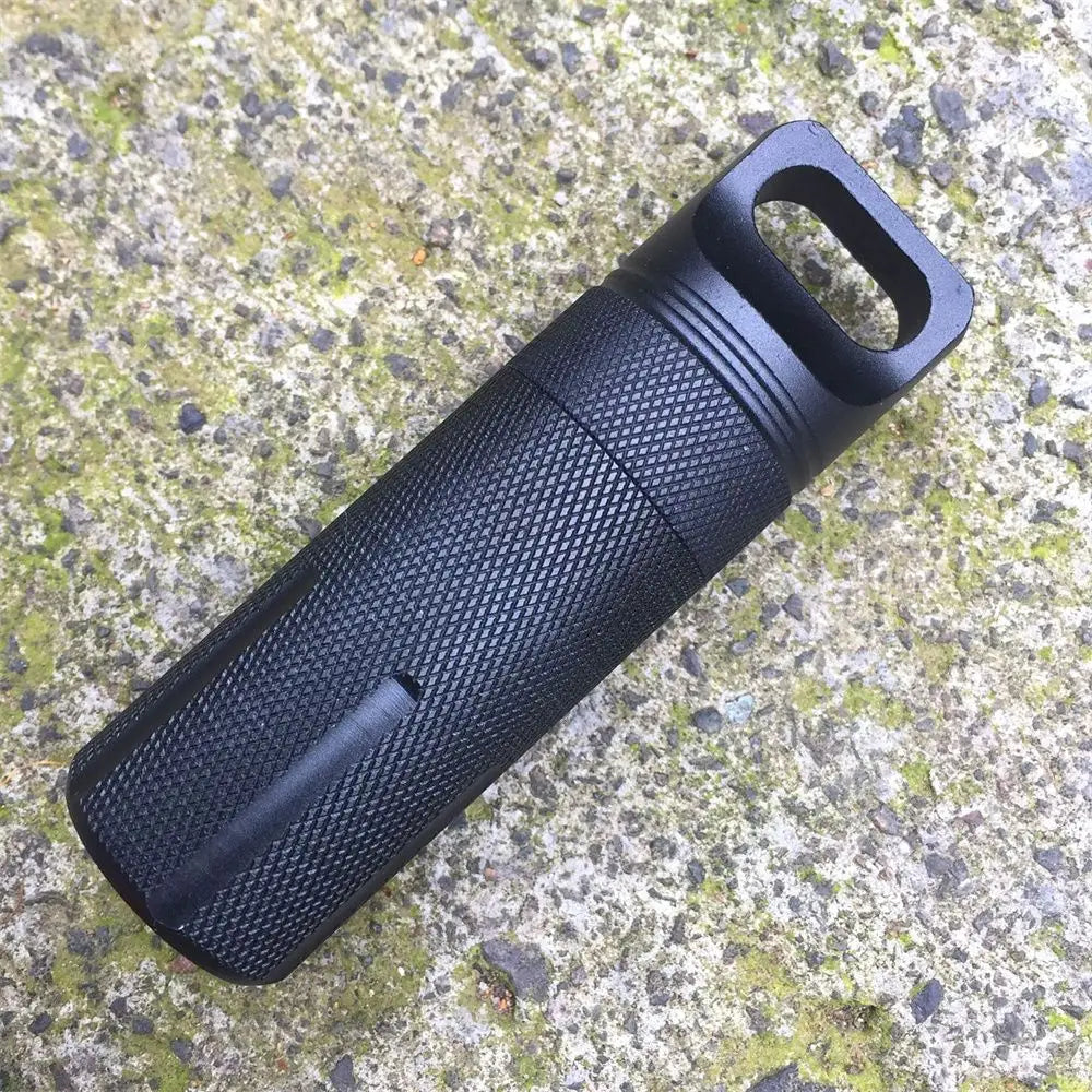 Aluminum EDC Waterproof Airtight Capsule Survival Container EDC Storage Capsule Axl