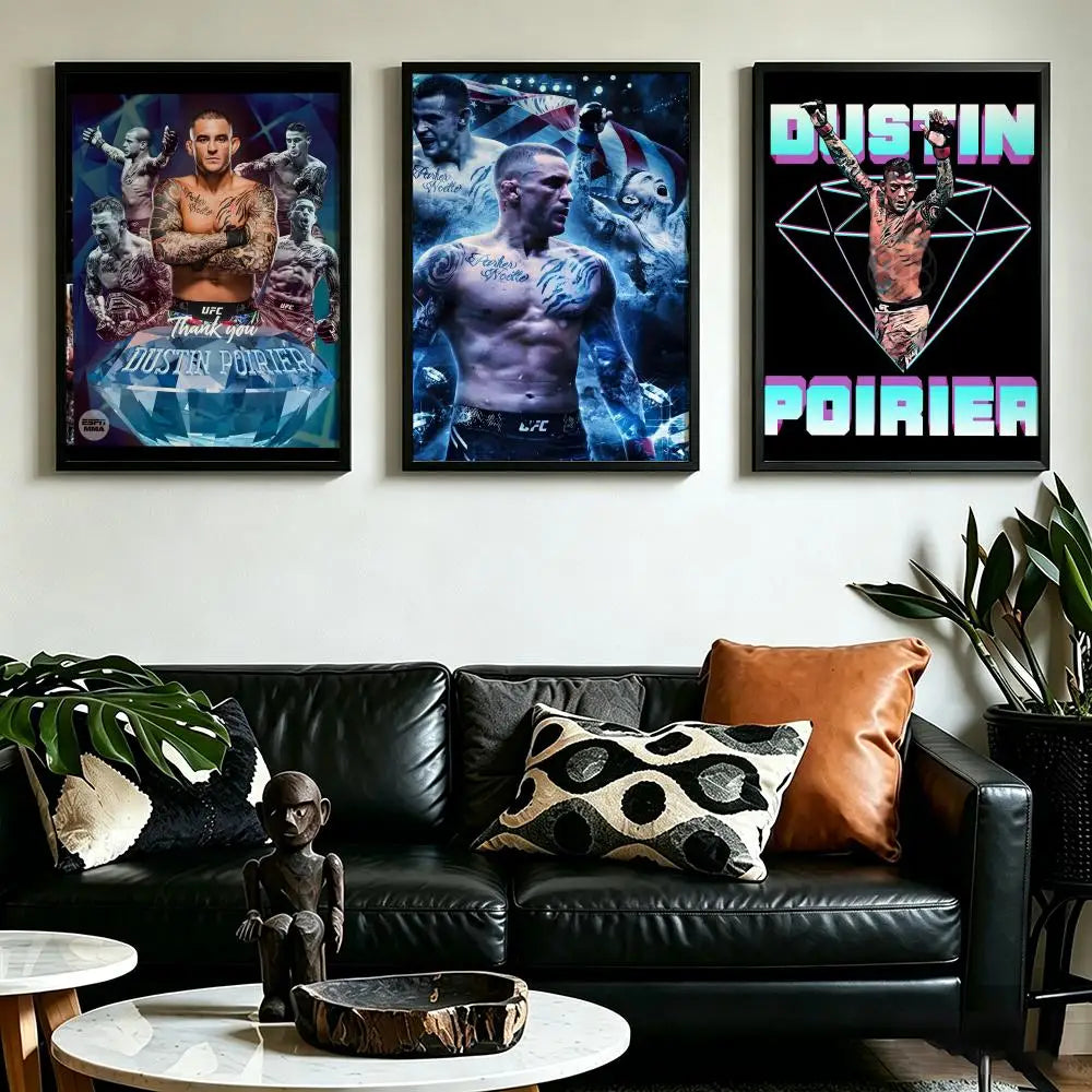 Dustin Poirier HD Poster – Waterproof Sticky Wall Art Decor Wall Art Poster Axl
