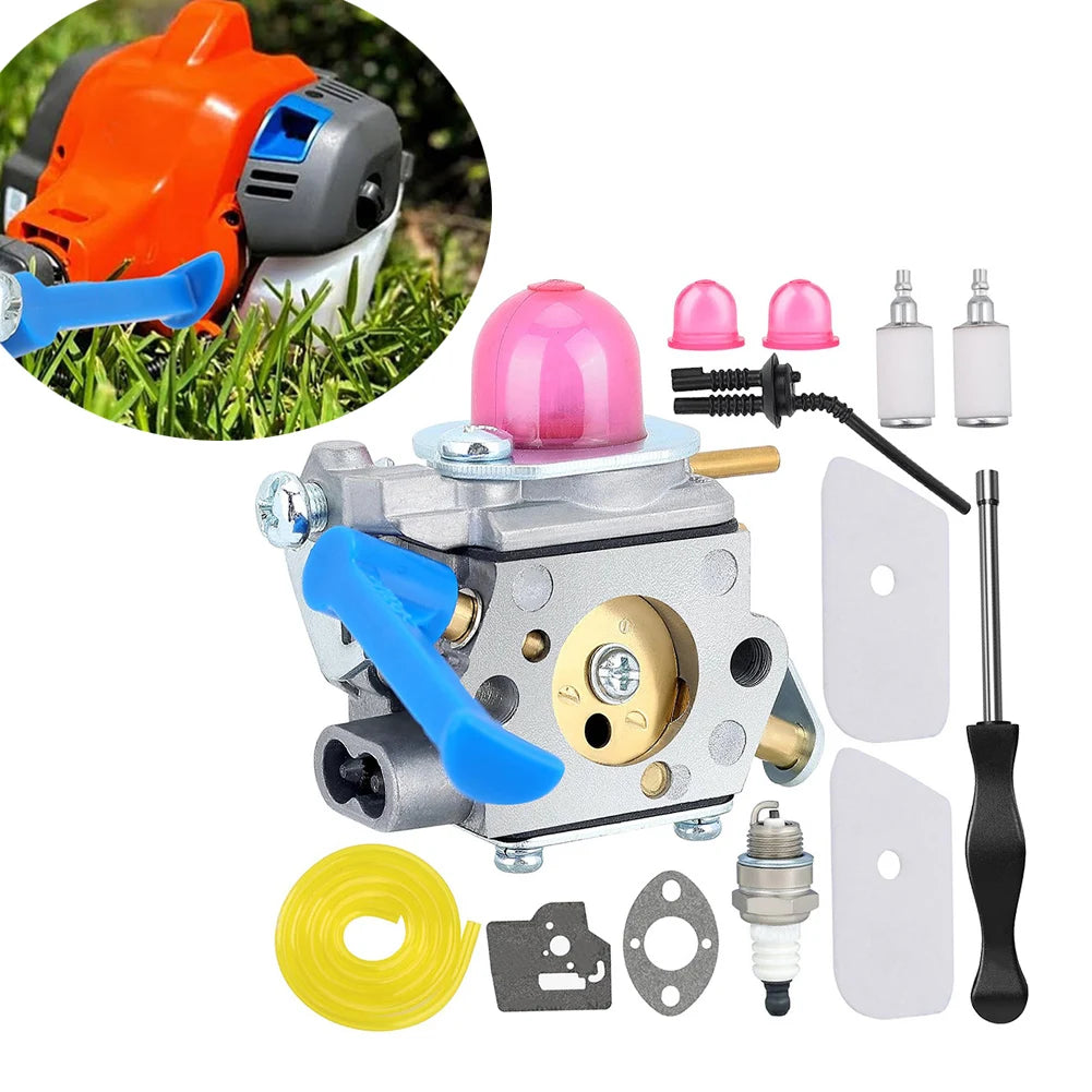 Carburetor Kit for String Trimmers & Brush Cutters W38 C1Q-W38 Trimmer Carburetor Kit Axl