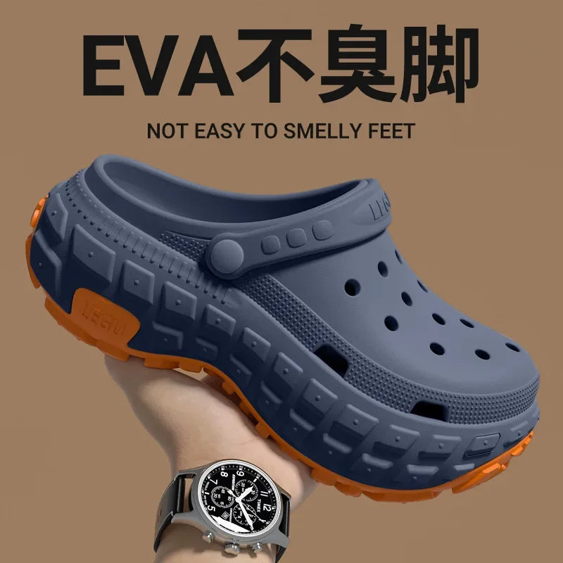 Men's Breathable Non-Slip Beach Sandals – EVA Ankle Strap Men's Beach Sandals Axl