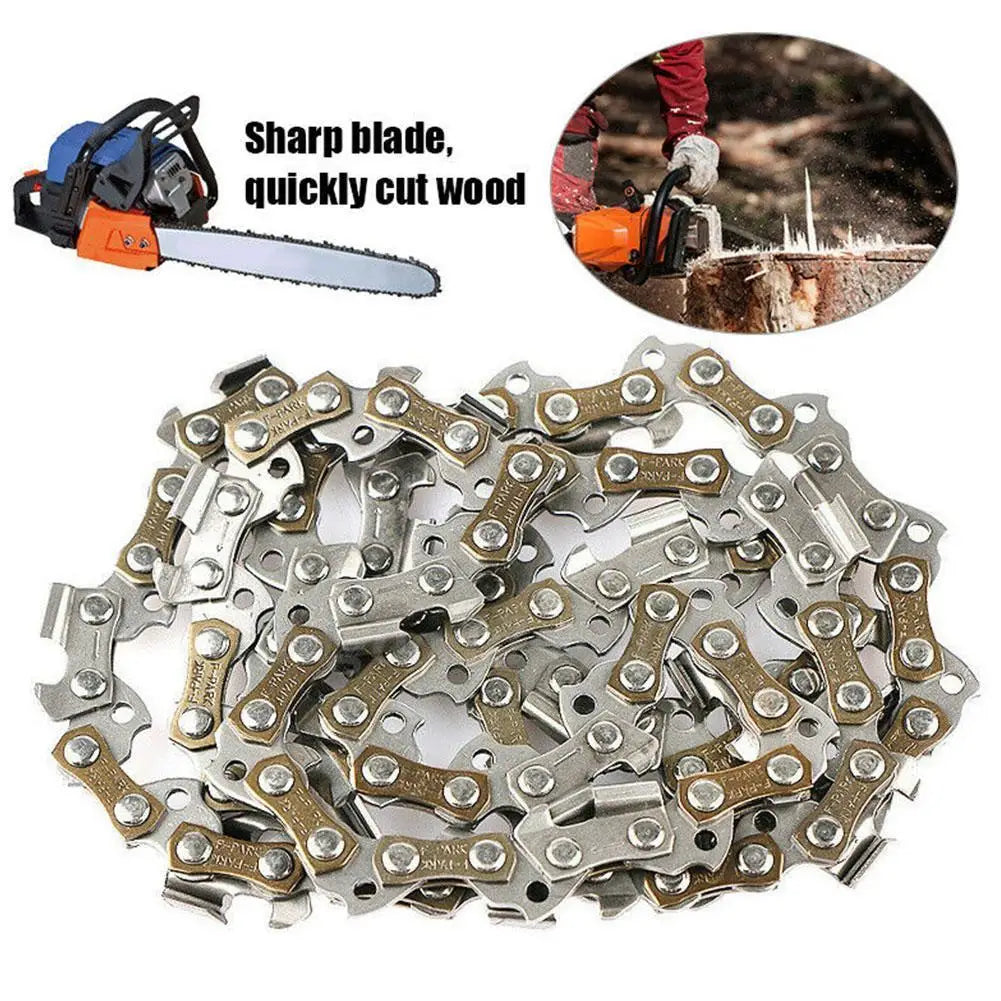14" Chainsaw Chain 3/8" LP 52 Drive Links – Steel Replacement Chainsaw Chain Axl