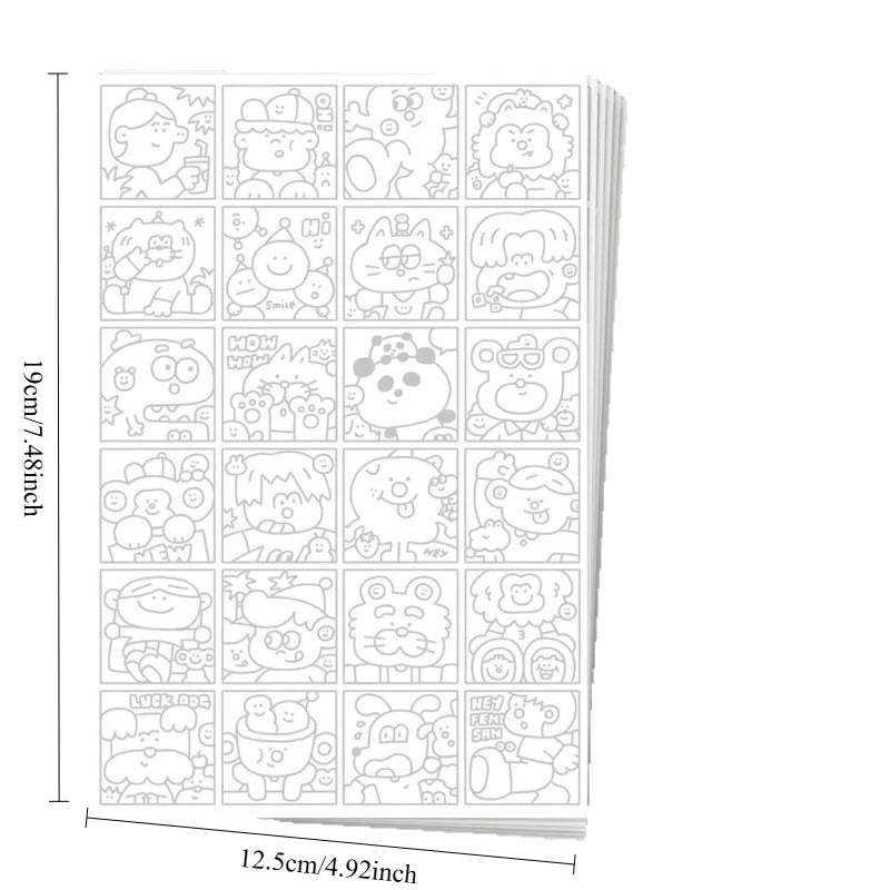 100-Page Line Art Tracing & Coloring Book for Artists Coloring Tracing Book Axl