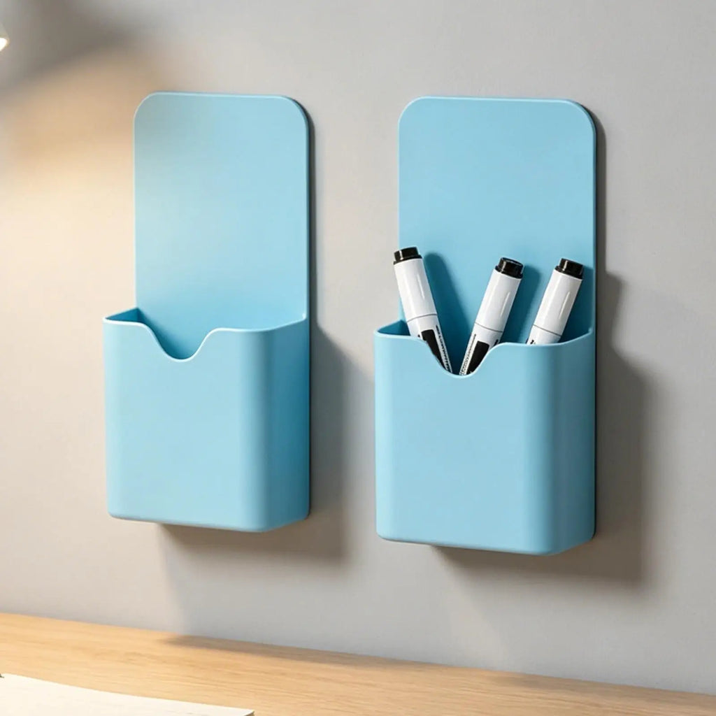 Magnetic Pen Holder – Strong Magnet Fridge & Locker Organizer Magnetic Pen Holder Axl