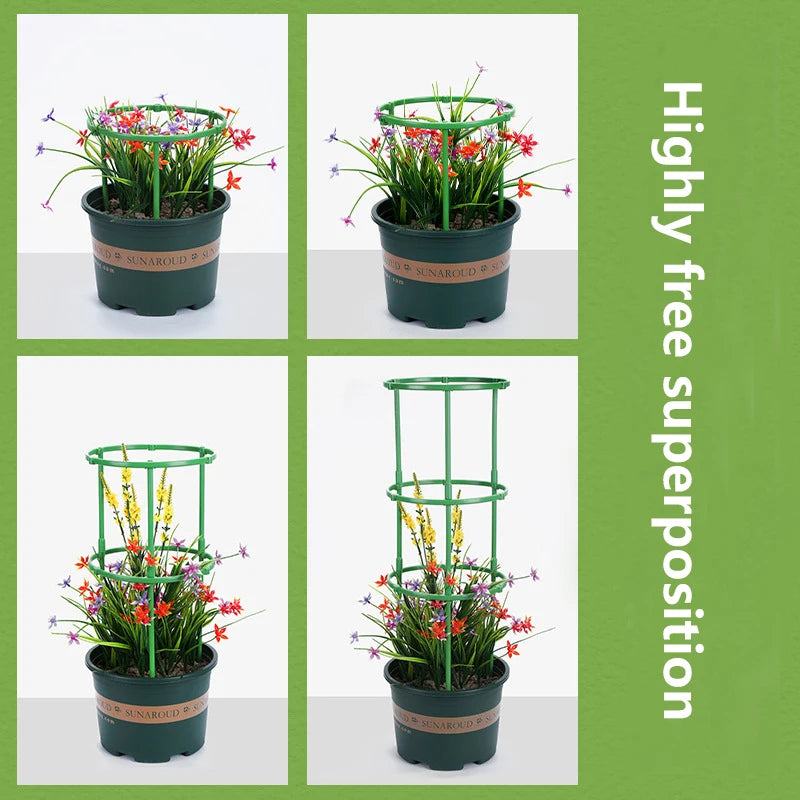 Tomato Plant Support Cage – Adjustable Garden Trellis Stakes Plant Support Cage Axl