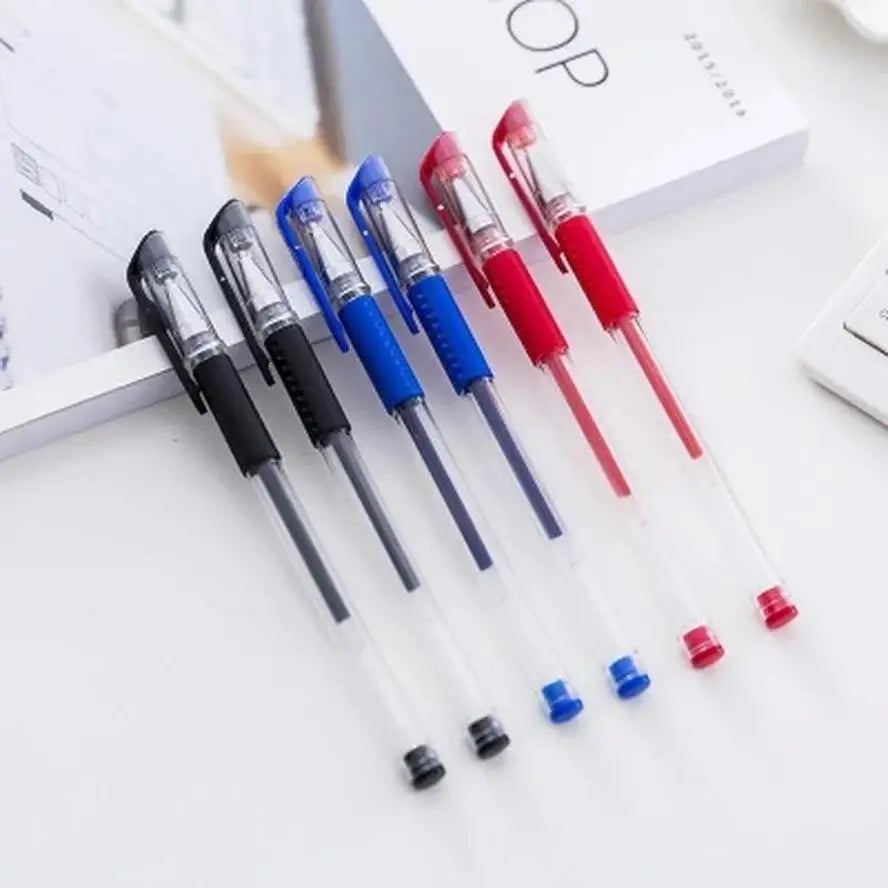 10-Pack 0.5mm Gel Pens – Black, Blue & Red Ink Set Gel Pen Set Axl