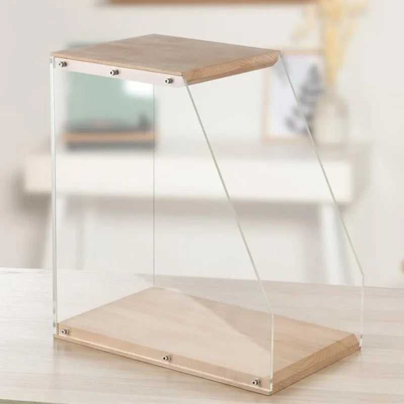 Wooden Vinyl Record Storage Rack – Desktop Display Stand Vinyl Record Storage Rack Axl