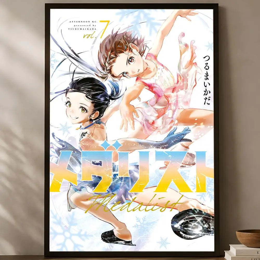 Manga M-Medalist Self-Stick HD Wall Art Poster | Waterproof Wall Art Poster Axl White17 50X70cmNoframe