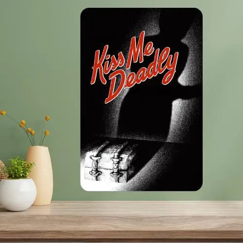 Kiss Me Deadly Classic Movie Metal Poster Sign | Vintage Wall Art Metal Wall Sign Axl aluminum sign aluminum 14x20cm