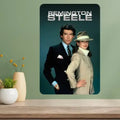Remington Steele Classic TV Show Metal Poster Sign Metal Wall Sign Axl aluminum sign aluminum 14x20cm