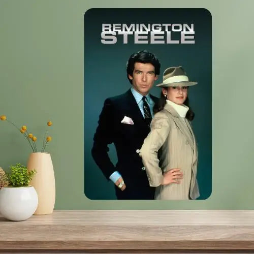 Remington Steele Classic TV Show Metal Poster Sign Metal Wall Sign Axl aluminum sign aluminum 14x20cm