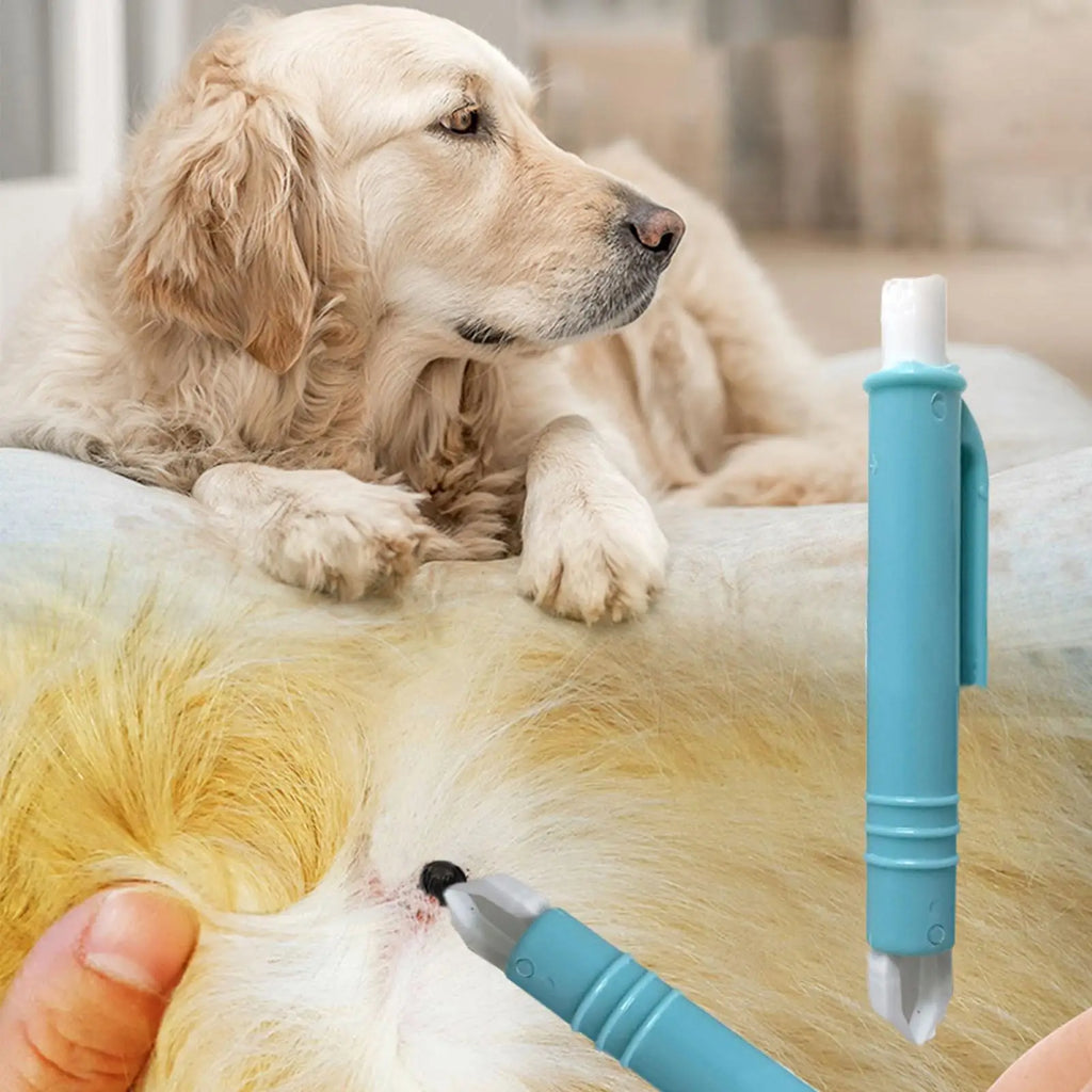 4-Piece Pet Tick Remover Kit – Hooks & Tweezers for Dogs & Cats Pet Tick Remover Axl