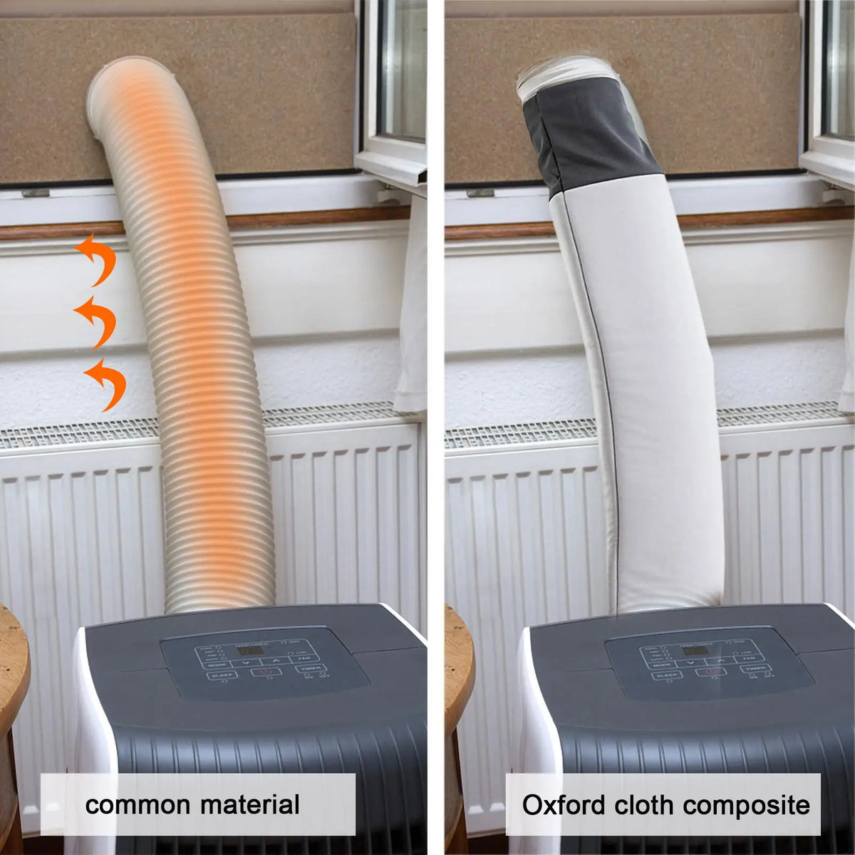 Portable AC Hose Cover – Heat Insulation Sleeve | 59 Inch AC Hose Sleeve Axl