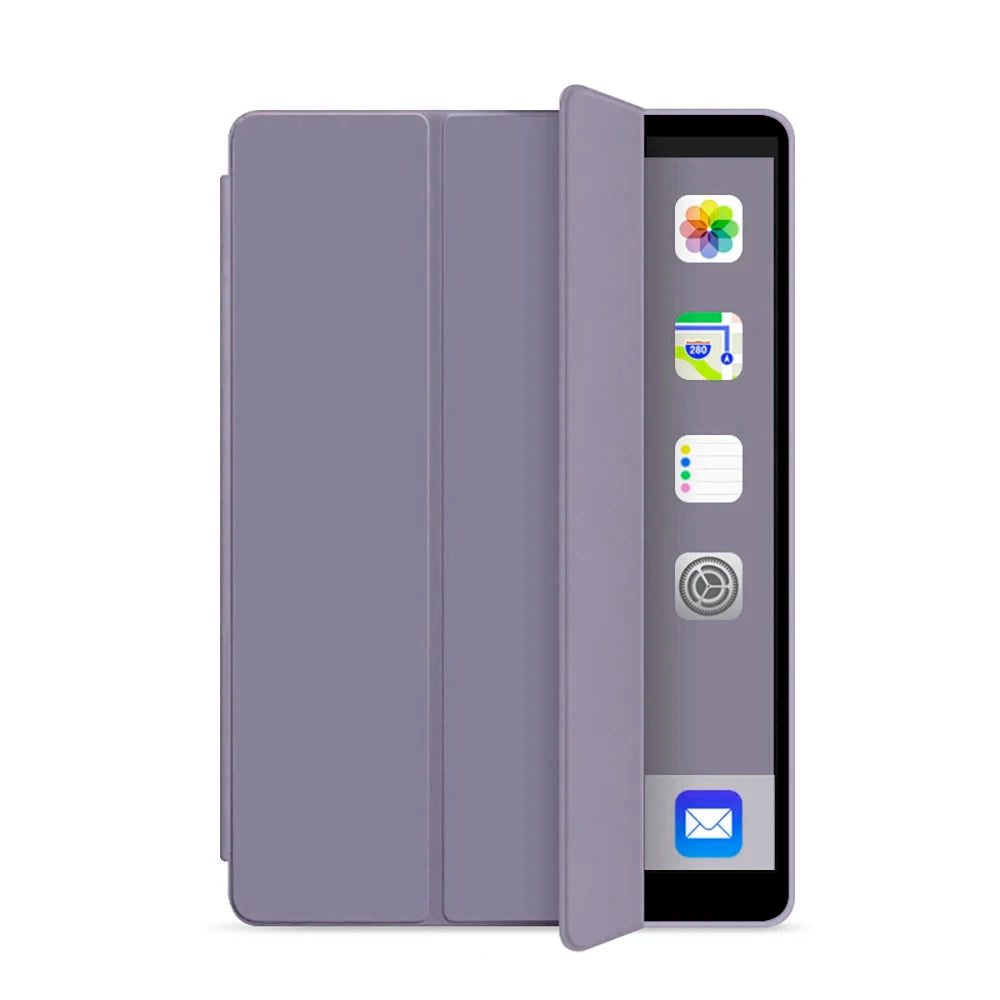Smart Magnetic Folio iPad Case – Auto-Wake, Tri-Fold Stand Tablet Folio Case Axl Purple iPad 10th Gen 2022