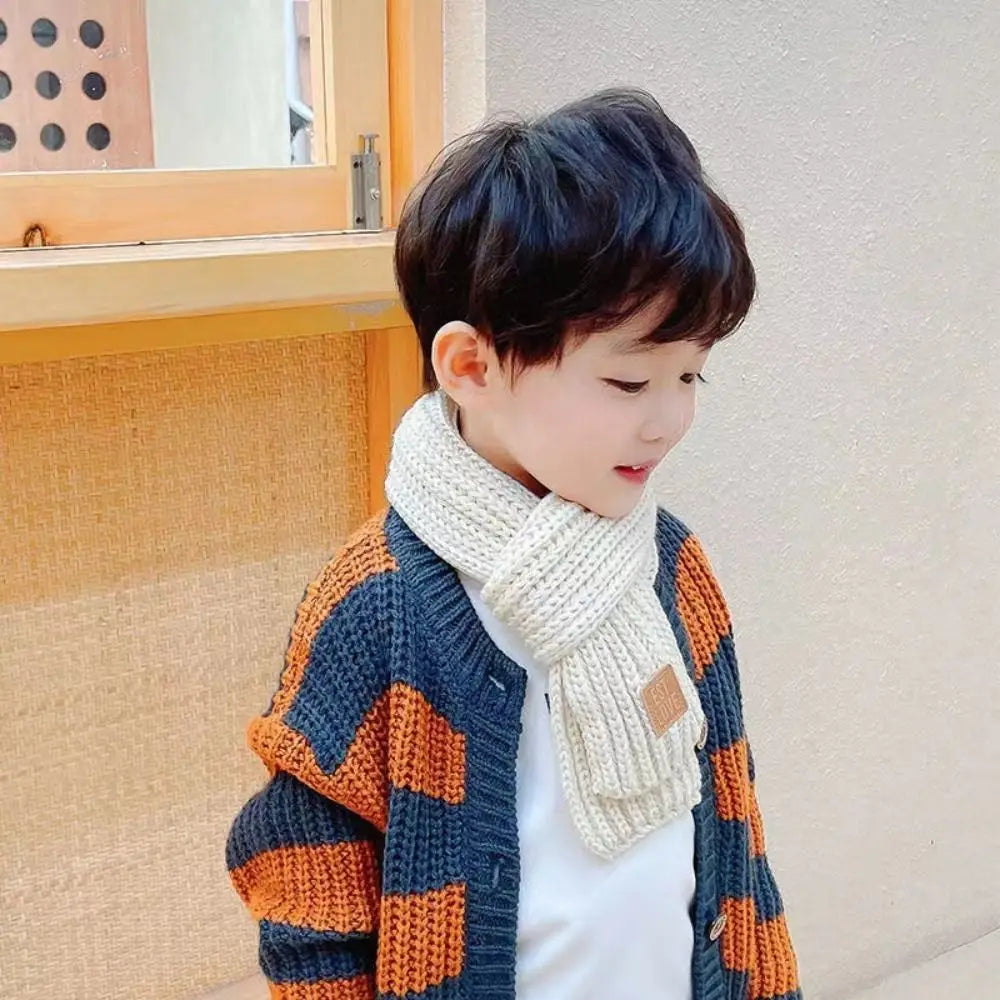 Kids Winter Knit Scarf – Warm Neck Wrap for Boys & Girls 1–3Y Kids Winter Scarf Axl