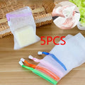 5-Pack Soap Mesh Bag Foaming Net – Soap Saver Pouch for Shower Soap Saver Pouch Axl WHITE