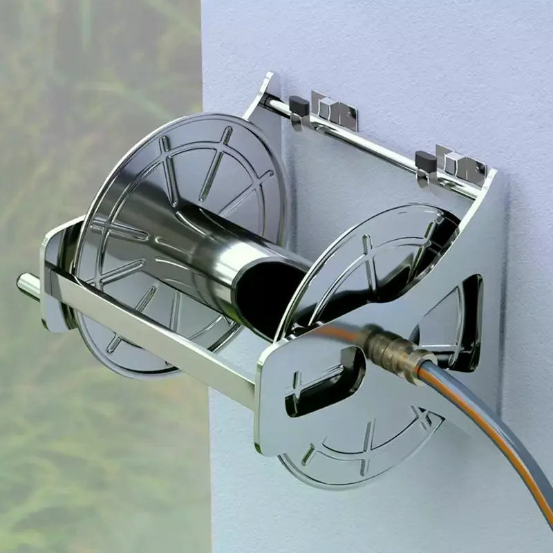 Galvanized Garden Hose Holder Wall Mount – Fits 50–100ft Hose Holder Axl